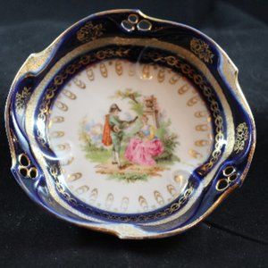 Ilmenau (Jlmenau) Graf von Henneberg Echt Kobalt Blue Candy Dish